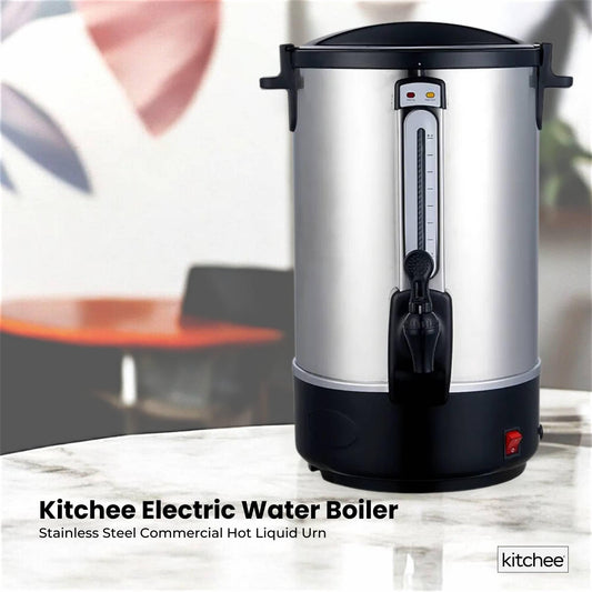 Kitchee 20L Electric Water Boiler - Stainless Steel Commercial Hot Liquid Urn.