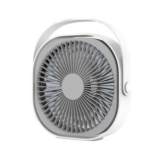 3-Speed USB 20cm Desktop Fan - Quiet Portable Lightweight Rechargeable Cooler.