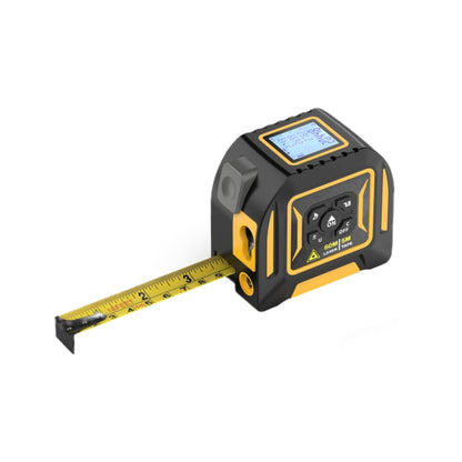 Tooleroo 60m Digital Laser Tape Measure + 5m Steel Tape â 3-in-1 Cross Marking.