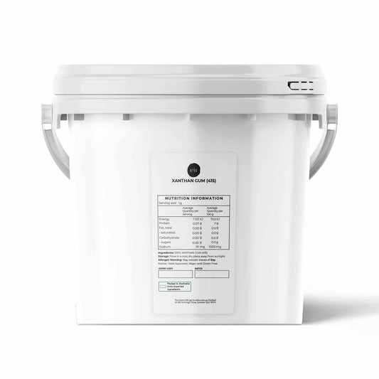 Orku 3Kg Xanthan Gum Thickener Pure Powder 200 Mesh FCC E415 Food Additive TUB.