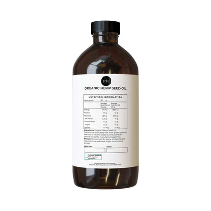 Orku 500ml Organic Hemp Seed Oil - Cold Pressed Food Grade Oils.