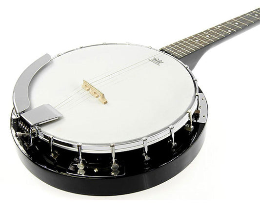 Karrera 5 String Resonator Banjo - Black.