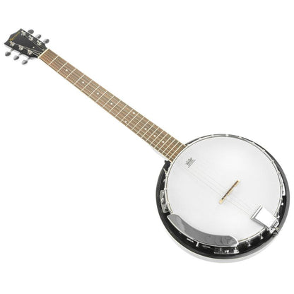 Karrera 6 String Resonator Banjo -  Black.