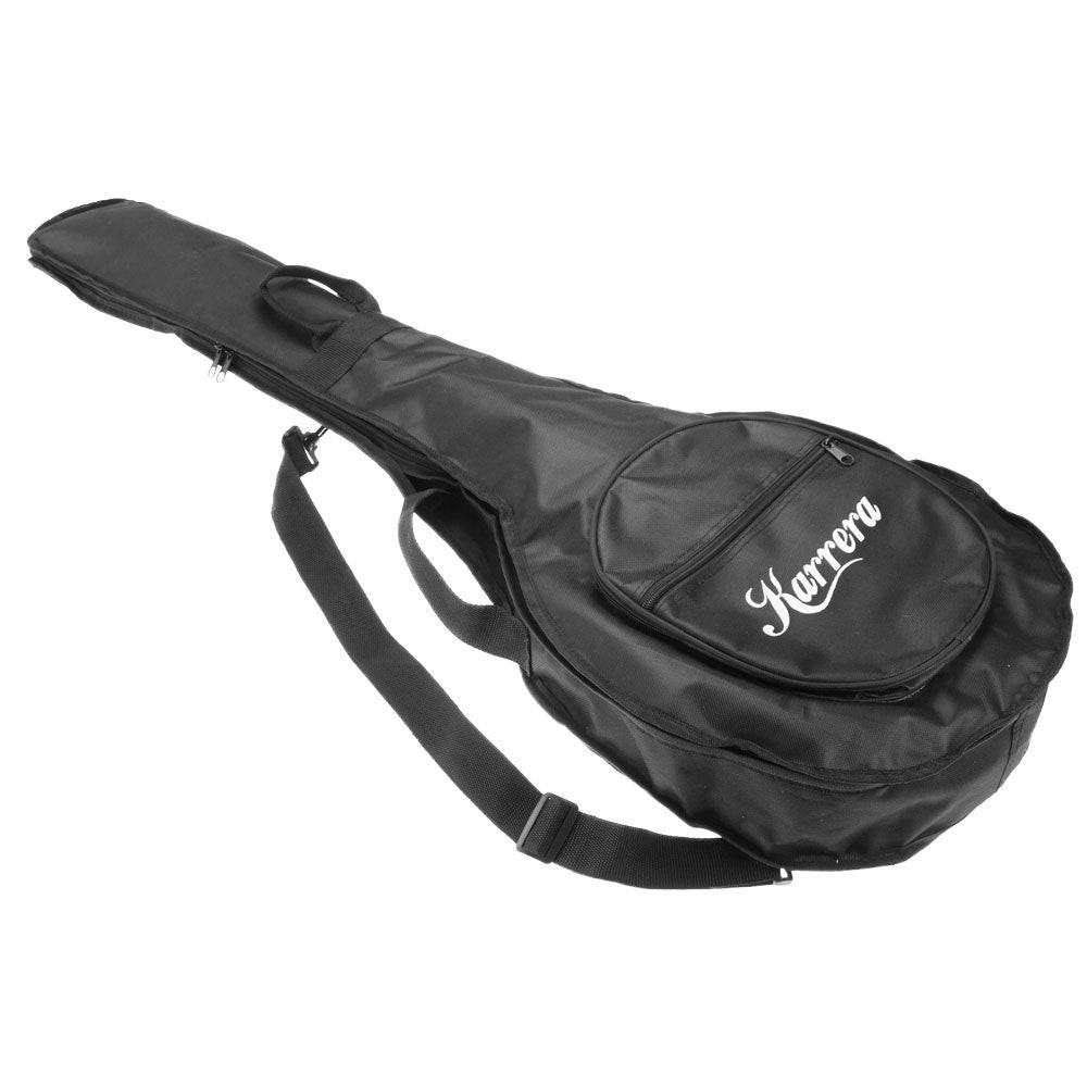 Karrera 6 String Resonator Banjo -  Black.