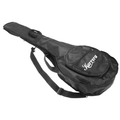 Karrera 6 String Resonator Banjo -  Black.