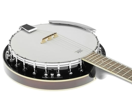 Karrera 6 String Resonator Banjo -  Brown.