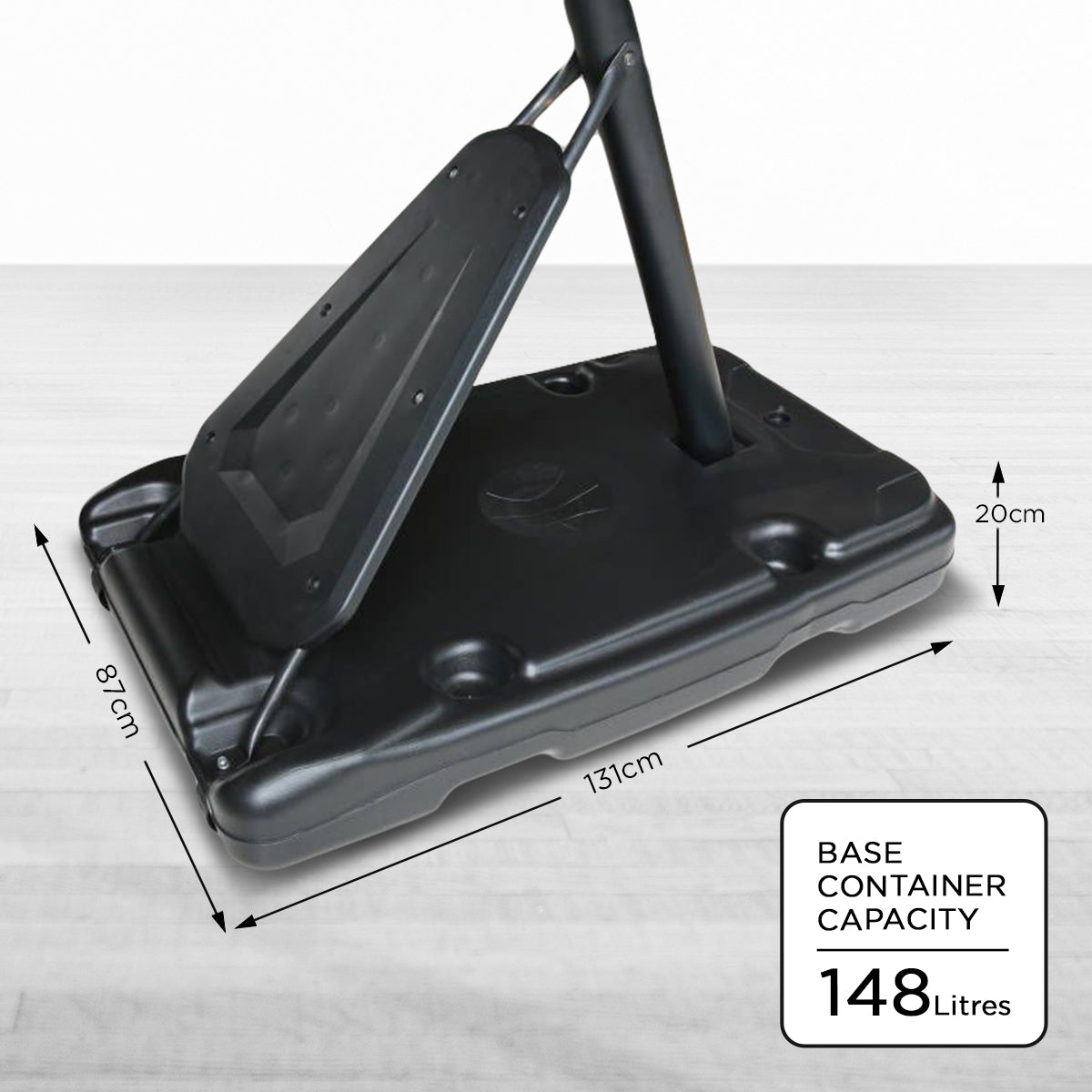 Kahuna Portable Basketball Hoop System 2.3 to 3.05m for Kids & Adults.
