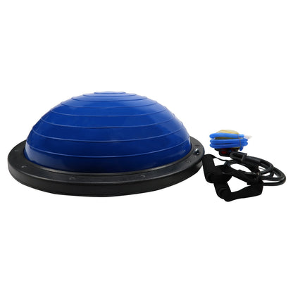 Powertrain Fitness Yoga Ball Home Gym Workout Balance Trainer Blue.