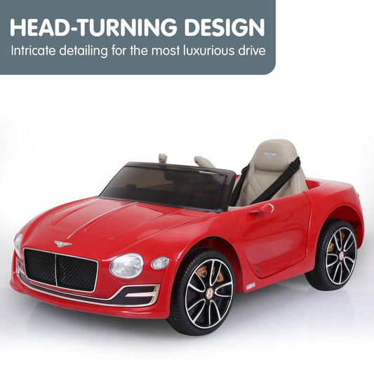 Kahuna Bentley Exp 12 Speed 6E Licensed Kids Ride On Electric Car Remote Control - Red.