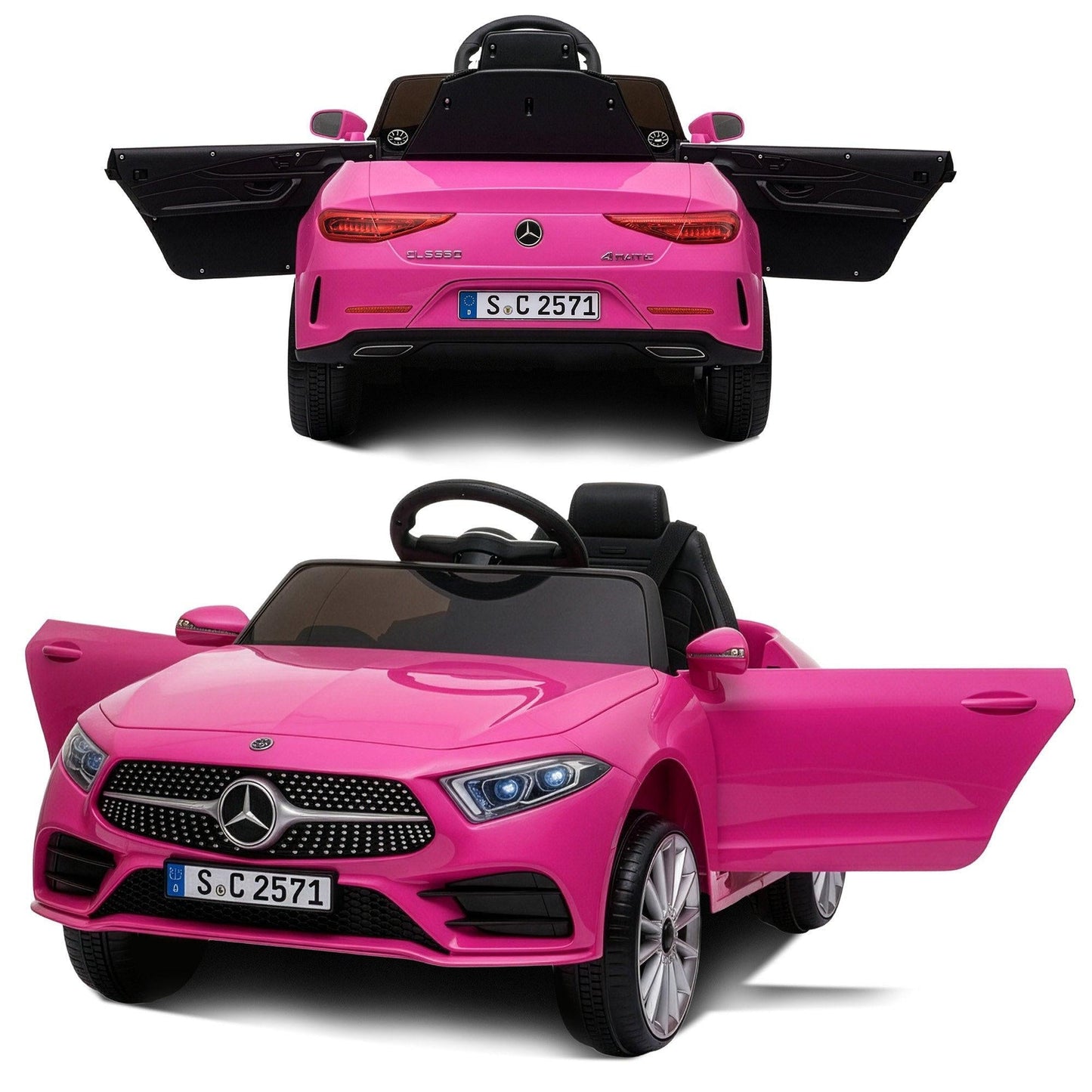 Kahuna Mercedes Benz CLS 350 Kids Electric Ride On Car with Remote Control - Pink.