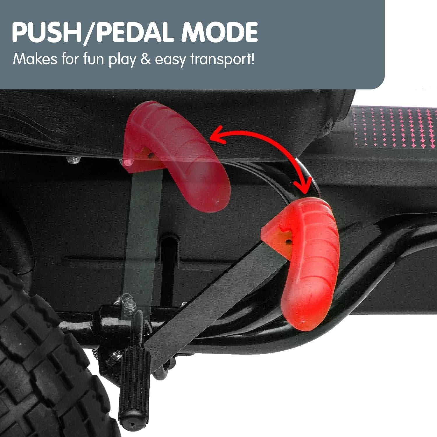 Kahuna G18 Kids Ride On Pedal Powered Go Kart Racing Style - Red.
