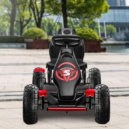 Kahuna G18 Kids Ride On Pedal Powered Go Kart Racing Style - Red.