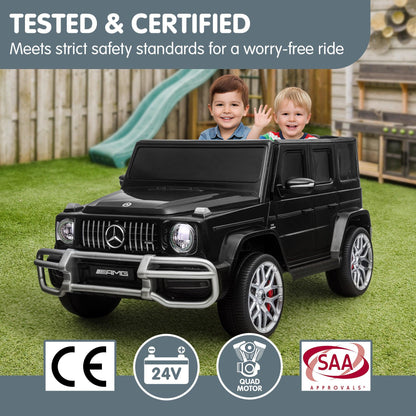 Kahuna Mercedes Benz AMG G63 Kids Electric Two Seater Ride On Car with Remote Control.