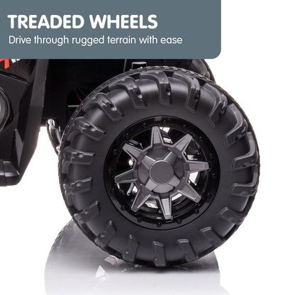 Kahuna GTS99 Kids Electric Ride On Quad Bike Toy ATV 50W - Black.