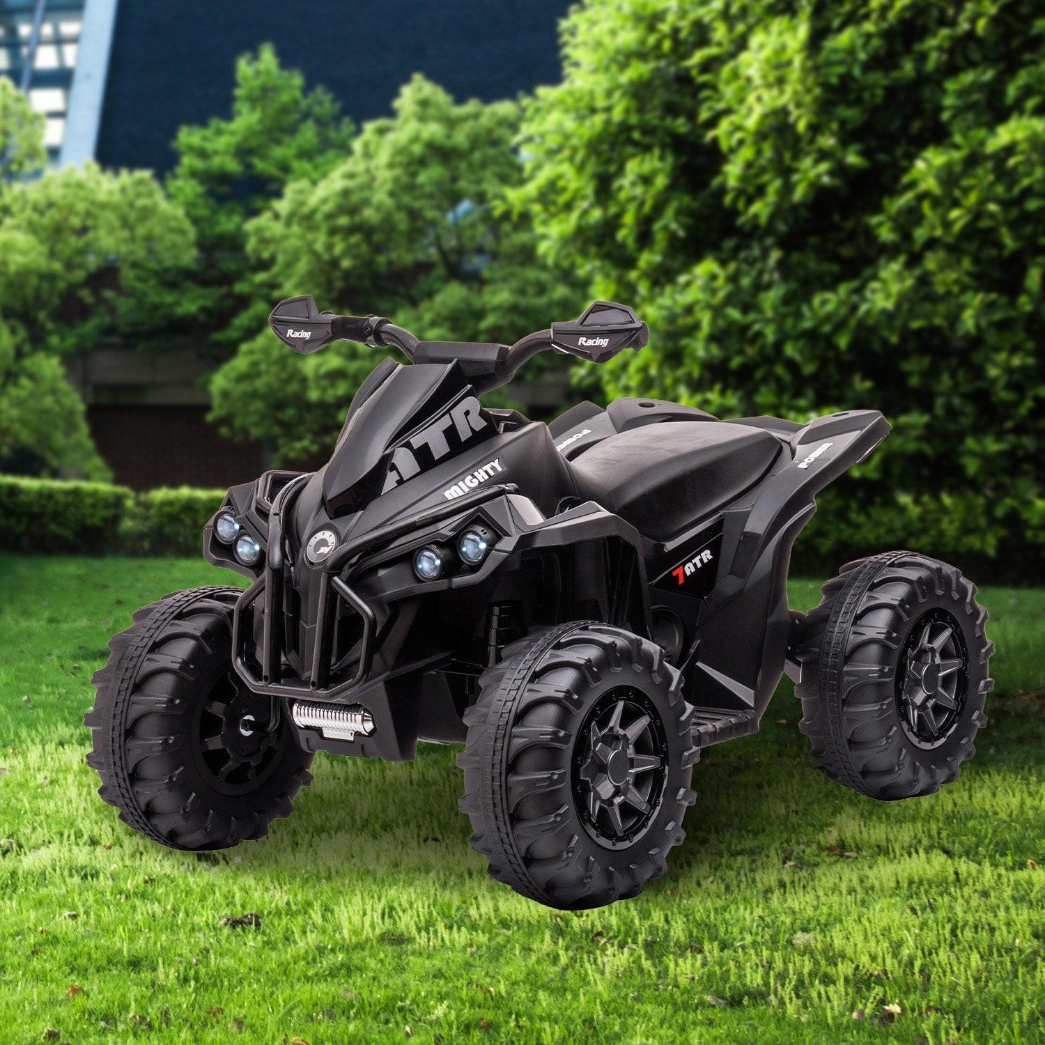 Kahuna GTS99 Kids Electric Ride On Quad Bike Toy ATV 50W - Black.