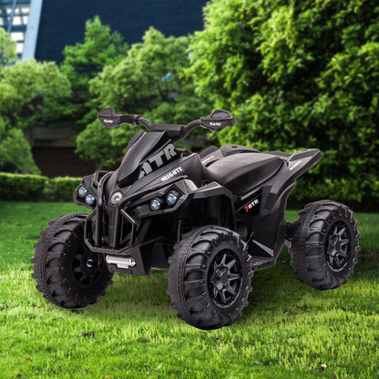 Kahuna GTS99 Kids Electric Ride On Quad Bike Toy ATV 50W - Black.
