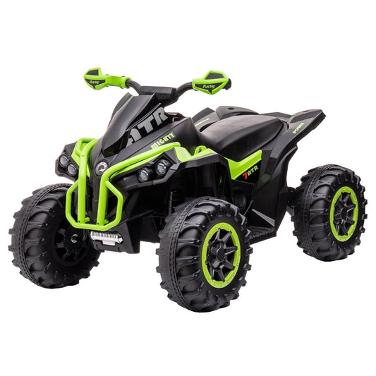 Kahuna GTS99 Kids Electric Ride On Quad Bike Toy ATV 50W - Green.