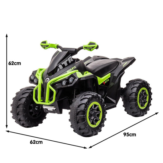 Kahuna GTS99 Kids Electric Ride On Quad Bike Toy ATV 50W - Green.