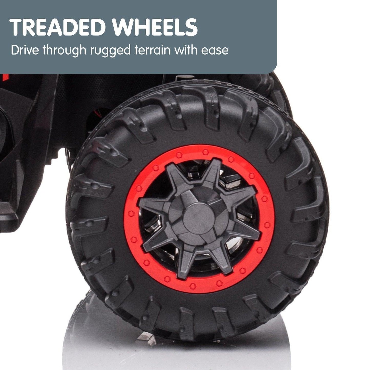 Kahuna GTS99 Kids Electric Ride On Quad Bike Toy ATV 50W - Red.