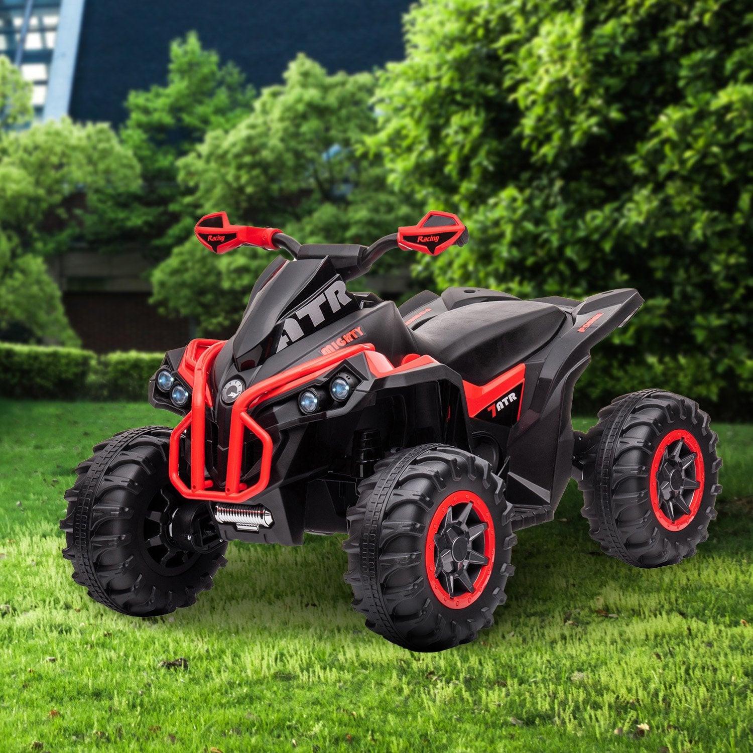 Kahuna GTS99 Kids Electric Ride On Quad Bike Toy ATV 50W - Red.