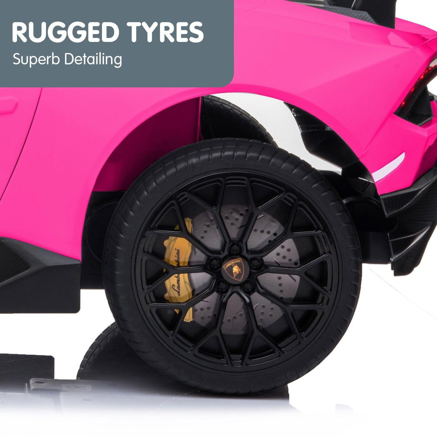 Kahuna Lamborghini Performante Kids Electric Ride On Car Remote Control by Kahuna - Pink.