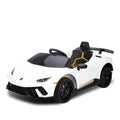 Kahuna Lamborghini Performante Kids Electric Ride On Car Remote Control by Kahuna - White.