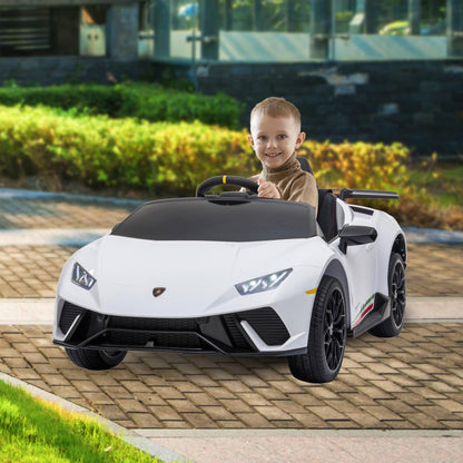 Kahuna Lamborghini Performante Kids Electric Ride On Car Remote Control by Kahuna - White.