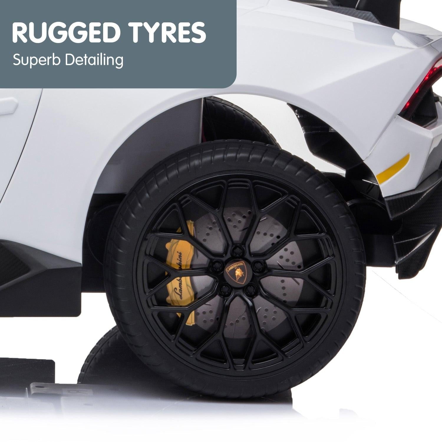 Kahuna Lamborghini Performante Kids Electric Ride On Car Remote Control by Kahuna - White.