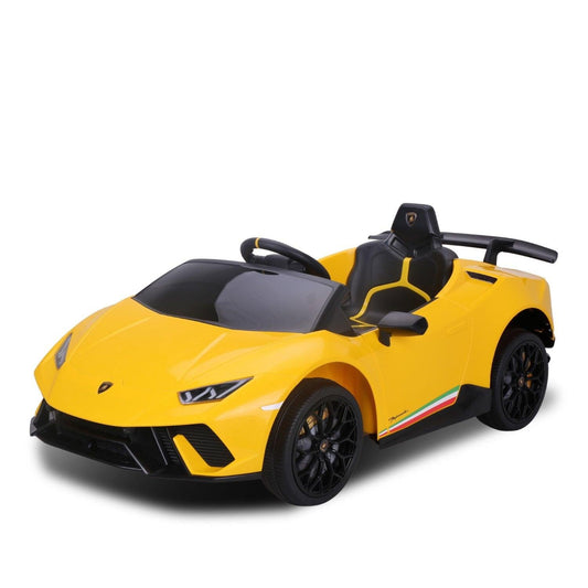 Kahuna Lamborghini Performante Kids Electric Ride On Car Remote Control - Yellow.