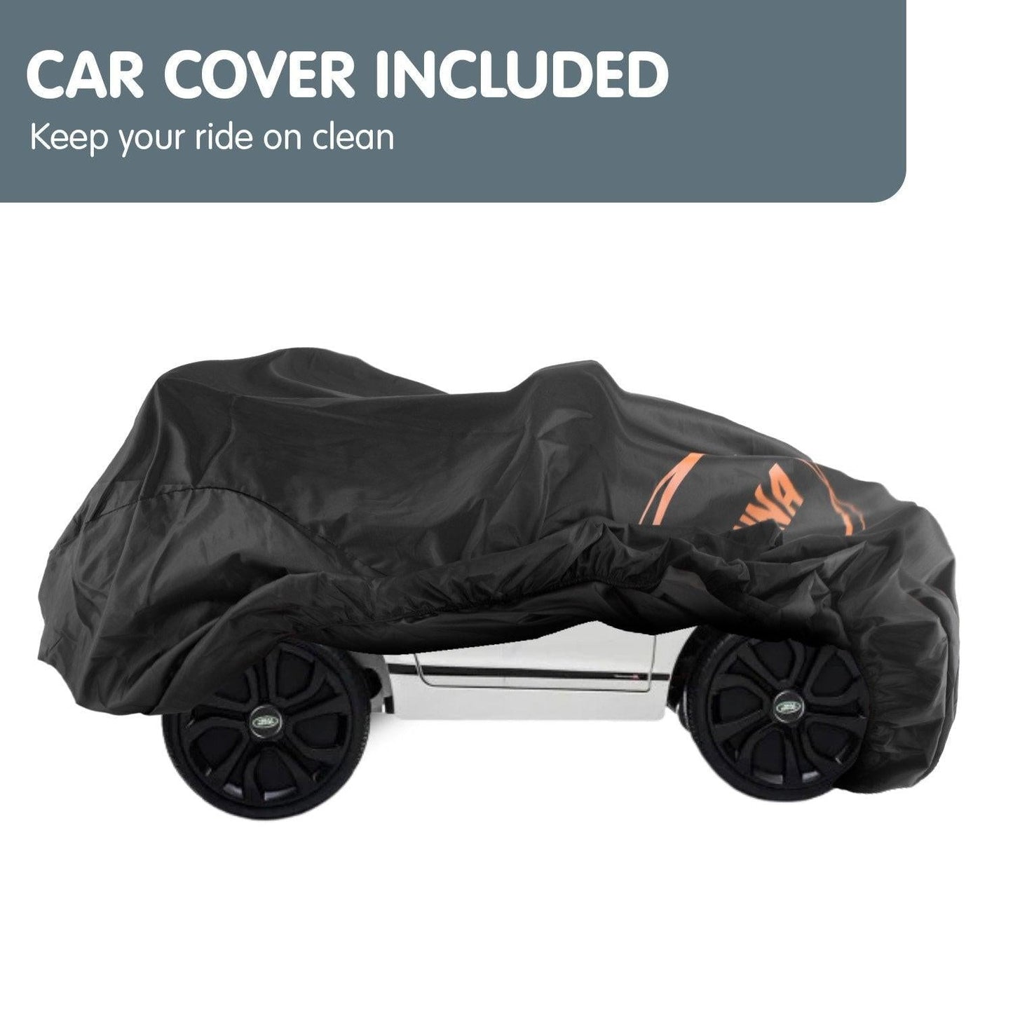 Kahuna Land Rover Licensed Kids Electric Ride On Car Remote Control - White.
