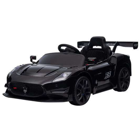 Kahuna Maserati MC20 GT2 Licensed Electric Kids Ride On Race Car Black.