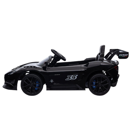 Kahuna Maserati MC20 GT2 Licensed Electric Kids Ride On Race Car Black.