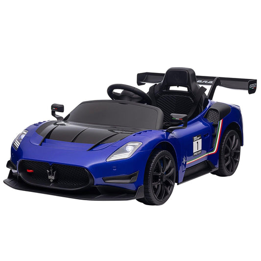 Kahuna Maserati MC20 GT2 Licensed Electric Kids Ride On Race Car Blue.