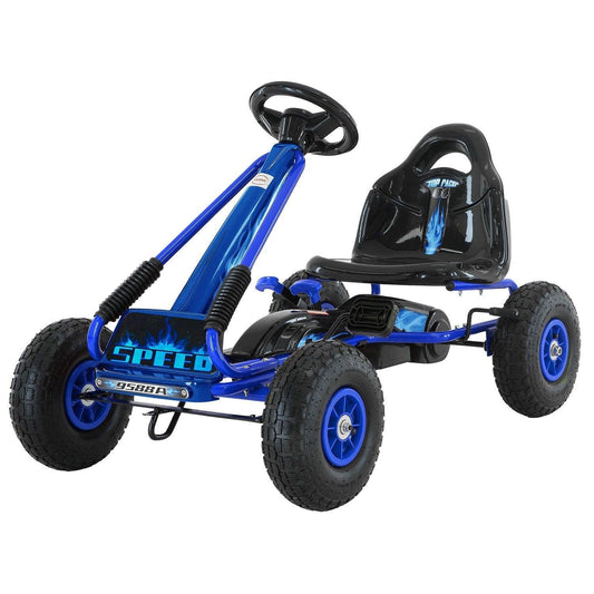 Kahuna G95 Kids Ride On Pedal Go Kart - Blue.