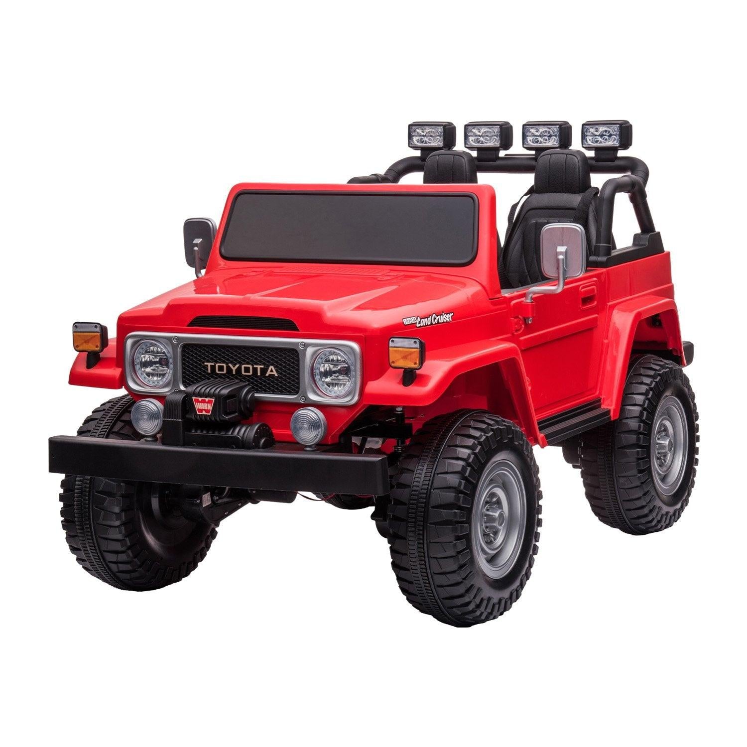 Kahuna Licensed Toyota FJ-40 Electric Kids Ride On Car by Kahuna - Red.