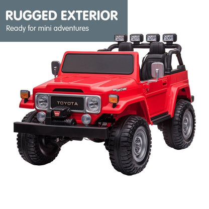 Kahuna Licensed Toyota FJ-40 Electric Kids Ride On Car by Kahuna - Red.