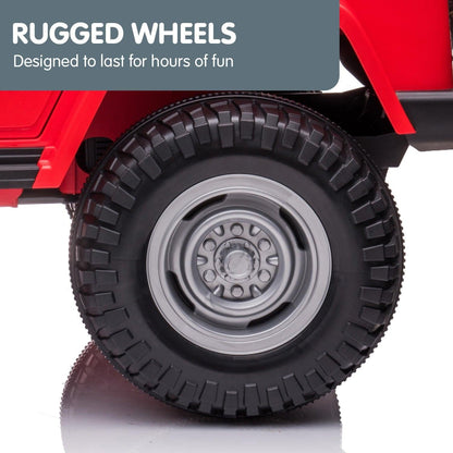 Kahuna Licensed Toyota FJ-40 Electric Kids Ride On Car by Kahuna - Red.