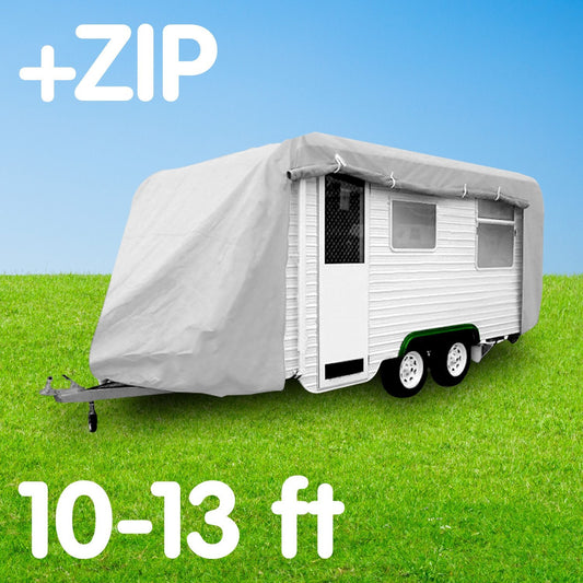 Wallaroo Caravan Cover With Side Zip Campervan 10-13 ft.
