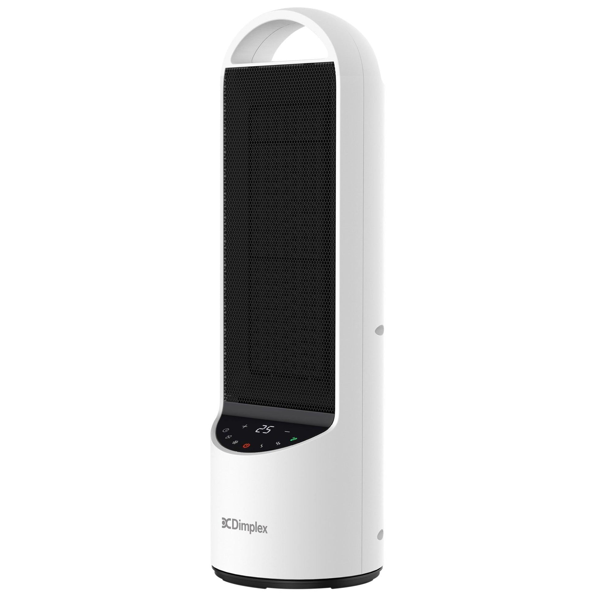 Dimplex 2kW Personal DC Digital Ceramic Heater in Black and White.