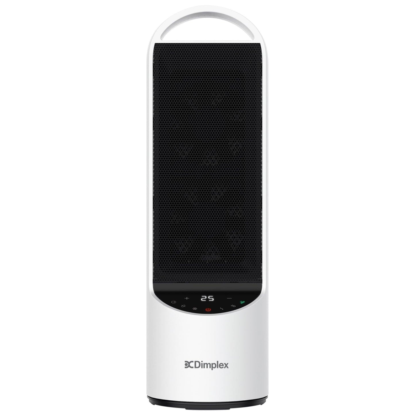 Dimplex 2kW Personal DC Digital Ceramic Heater in Black and White.