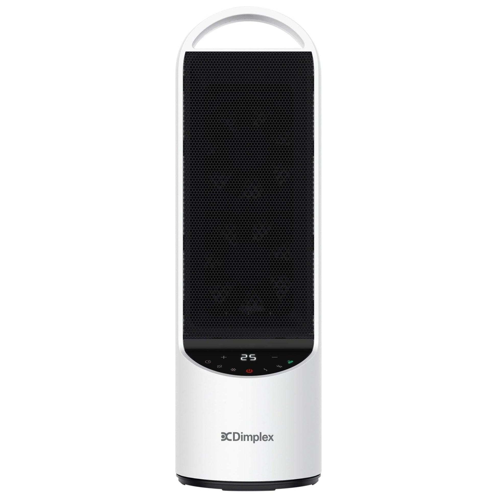 Dimplex 2kW Personal DC Digital Ceramic Heater in Black and White.