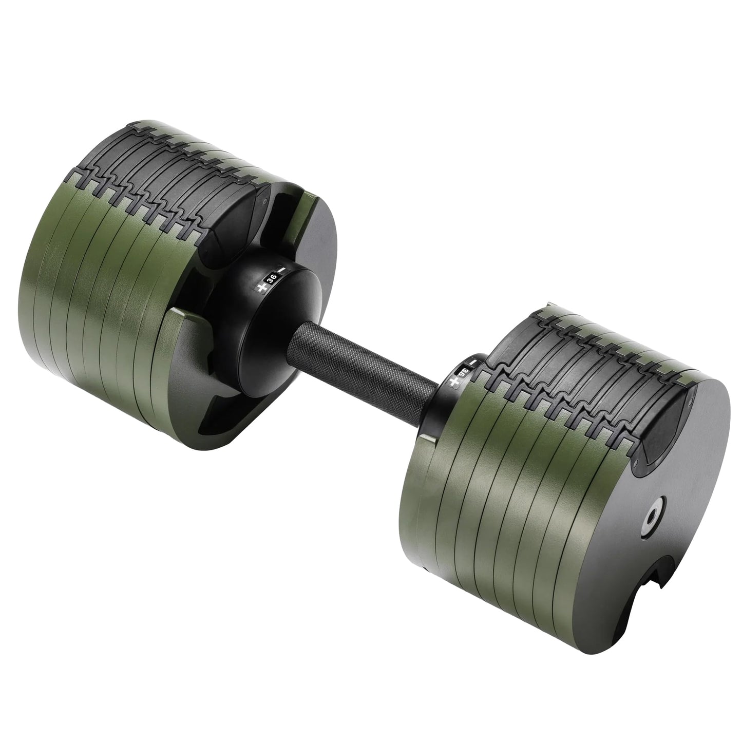 Powertrain Eon Dial-Up 36KG Adjustable Dumbbell - Green.