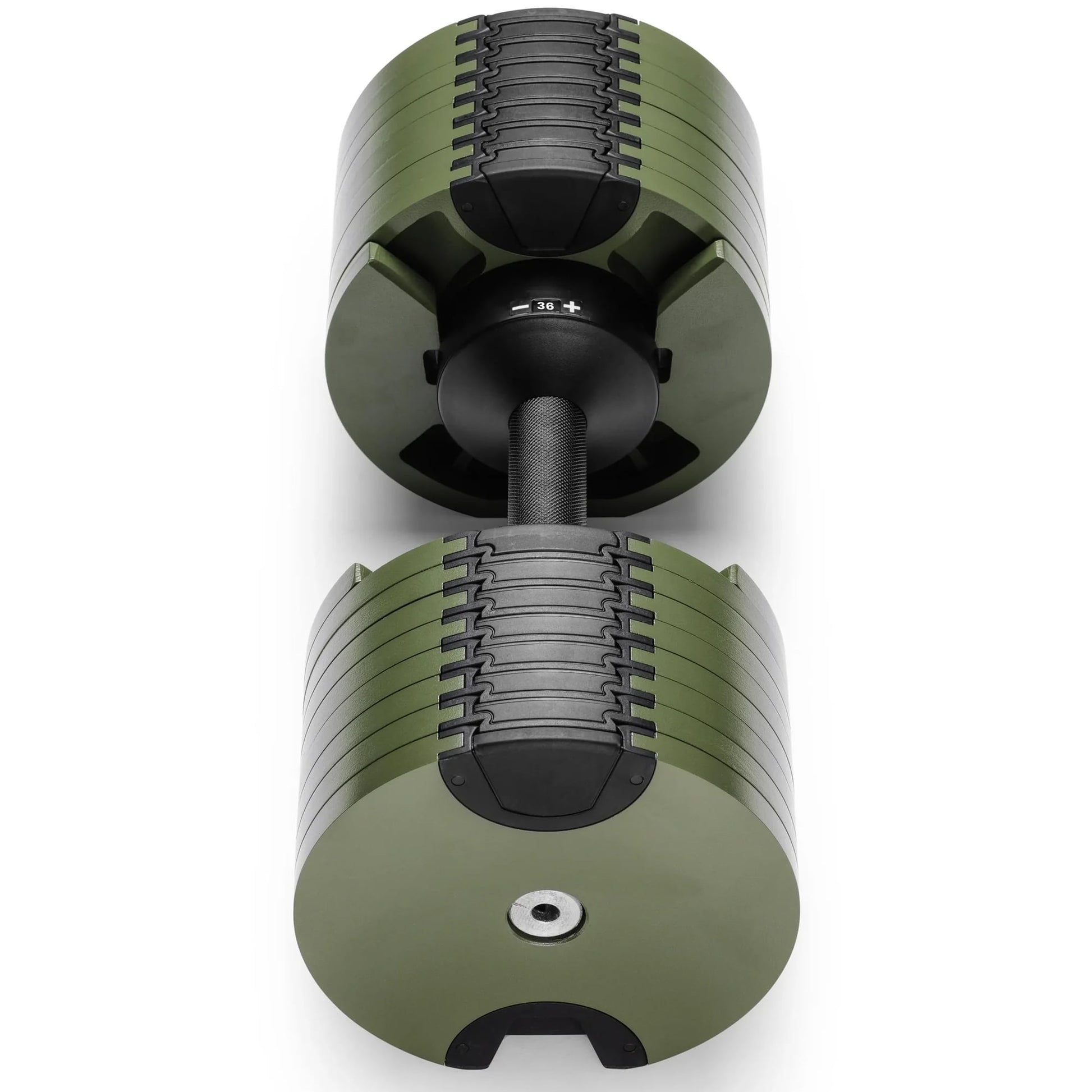 Powertrain Eon Dial-Up 36KG Adjustable Dumbbell - Green.