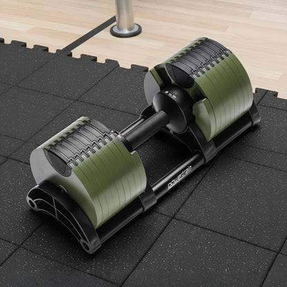 Powertrain Eon Dial-Up 36KG Adjustable Dumbbell - Green.