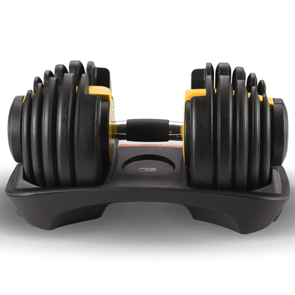 Powertrain 24KG  Adjustable Home Gym Dumbbell - Gold