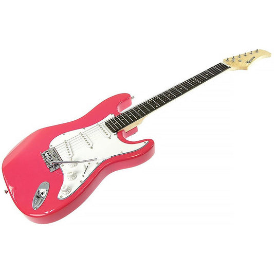 Karrera 39in Electric Guitar  - Pink.
