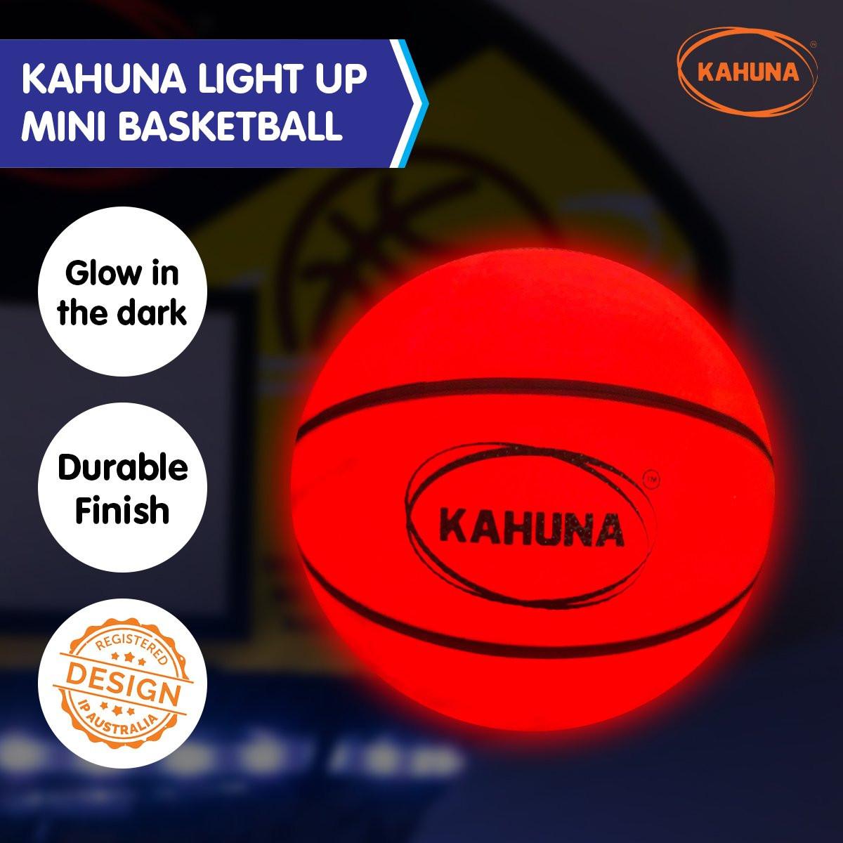 Kahuna Basketball L.e.d Glow Light Up Trampoline Ball.