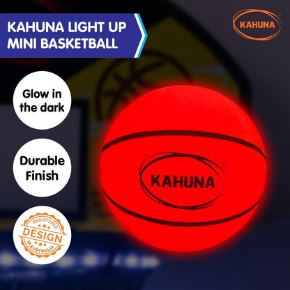 Kahuna Basketball L.e.d Glow Light Up Trampoline Ball.