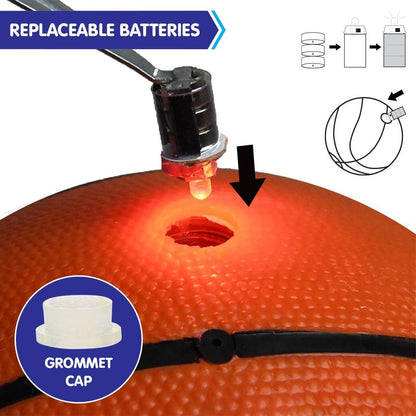 Kahuna Basketball L.e.d Glow Light Up Trampoline Ball.