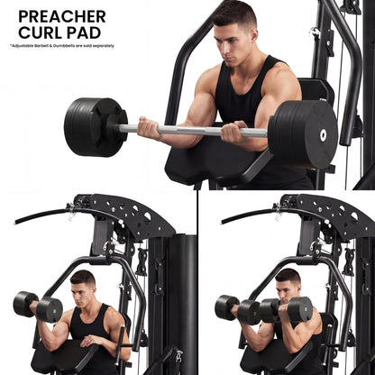 Powertrain Home Multi Gym 560 Full Body Training with 90kg Weight Stack Home Gym.
